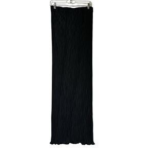 praise hymn Fashions black long crinkle skirt Plus size 3X
